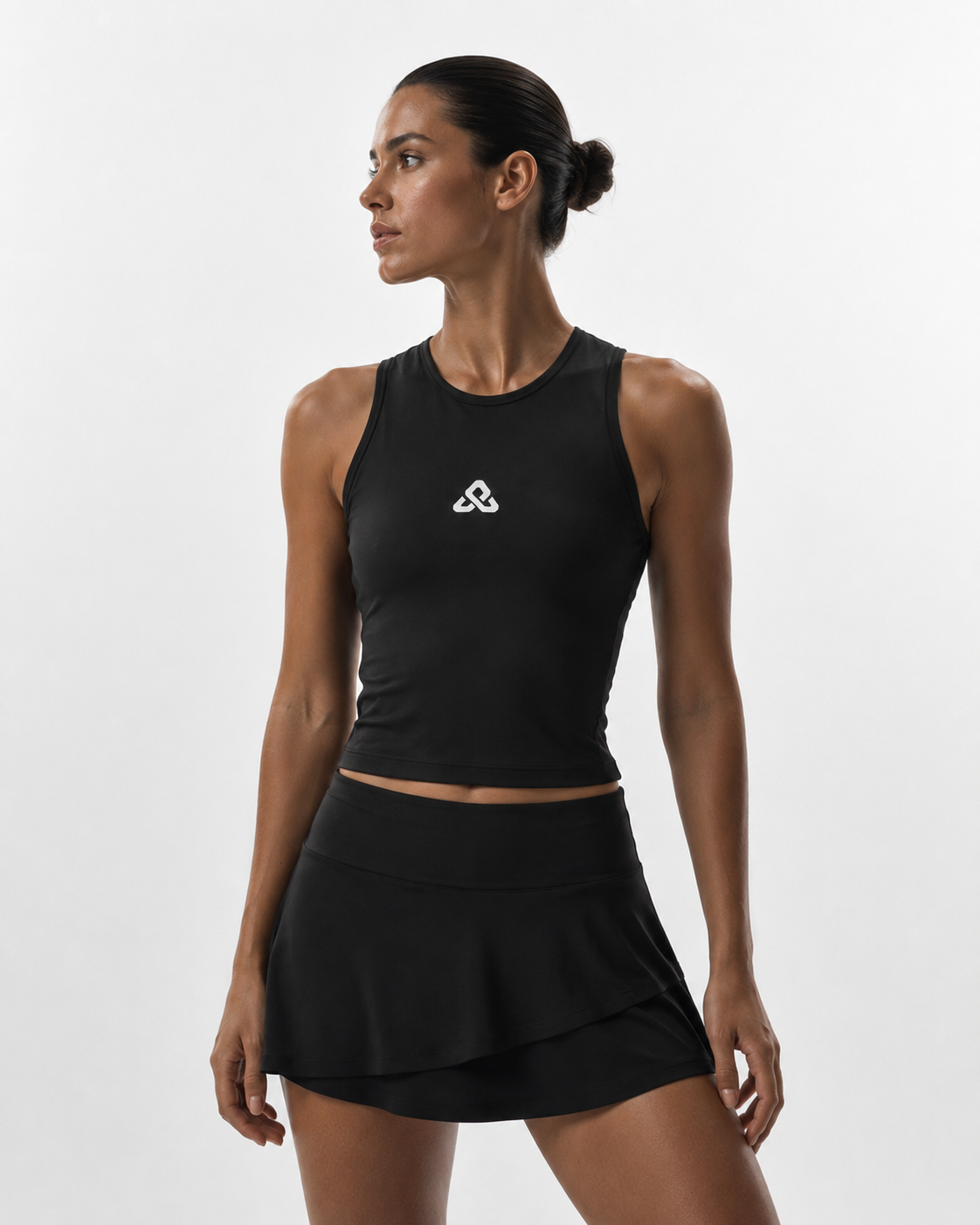 NeuronPadel Women's AeroCool Padel Tank Black – view 3