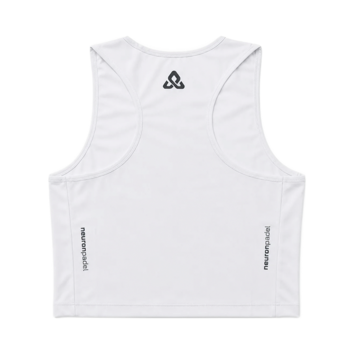 NeuronPadel Women's AeroCool Padel Tank White – back view