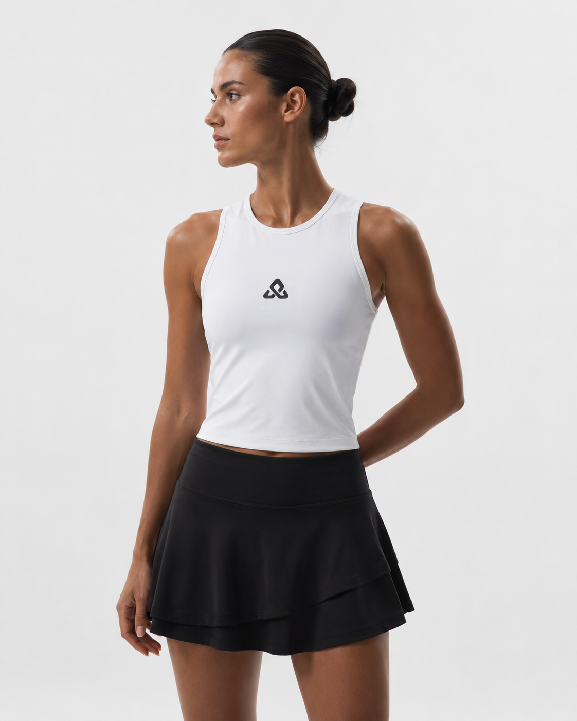 NeuronPadel Women's AeroCool Padel Tank White – view 2