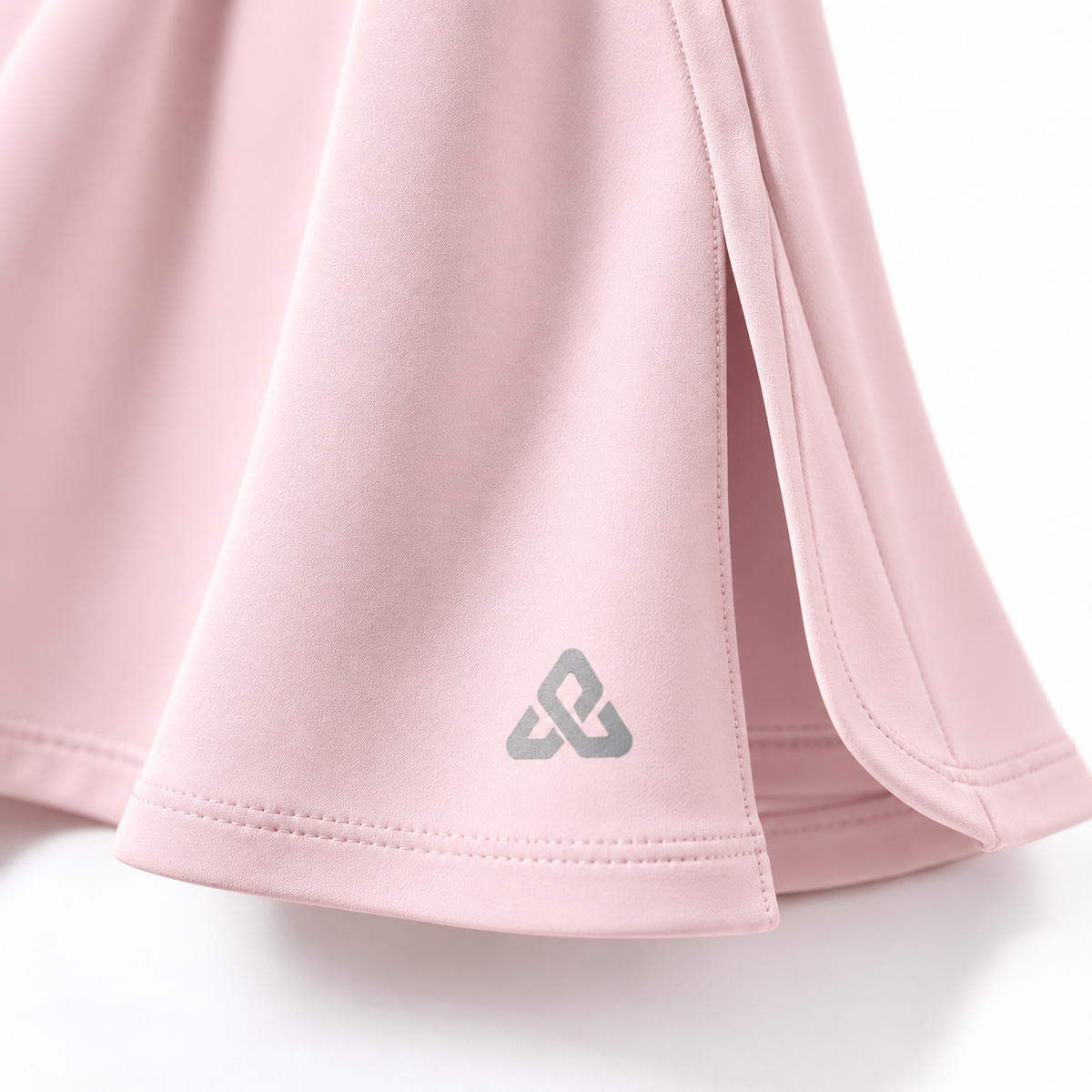 NeuronPadel Court Skirt Pink – reflective logo detail